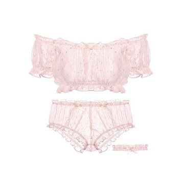 Women's Sexy Lingerie Set / Adult Off Shoulder Sleeve Top and Panties / Sexy Pajamas for Ladies - EVE's SECRETS